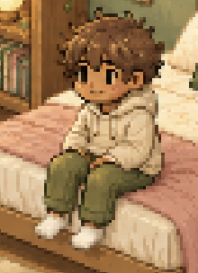Timothy’s detailed pixel avatar